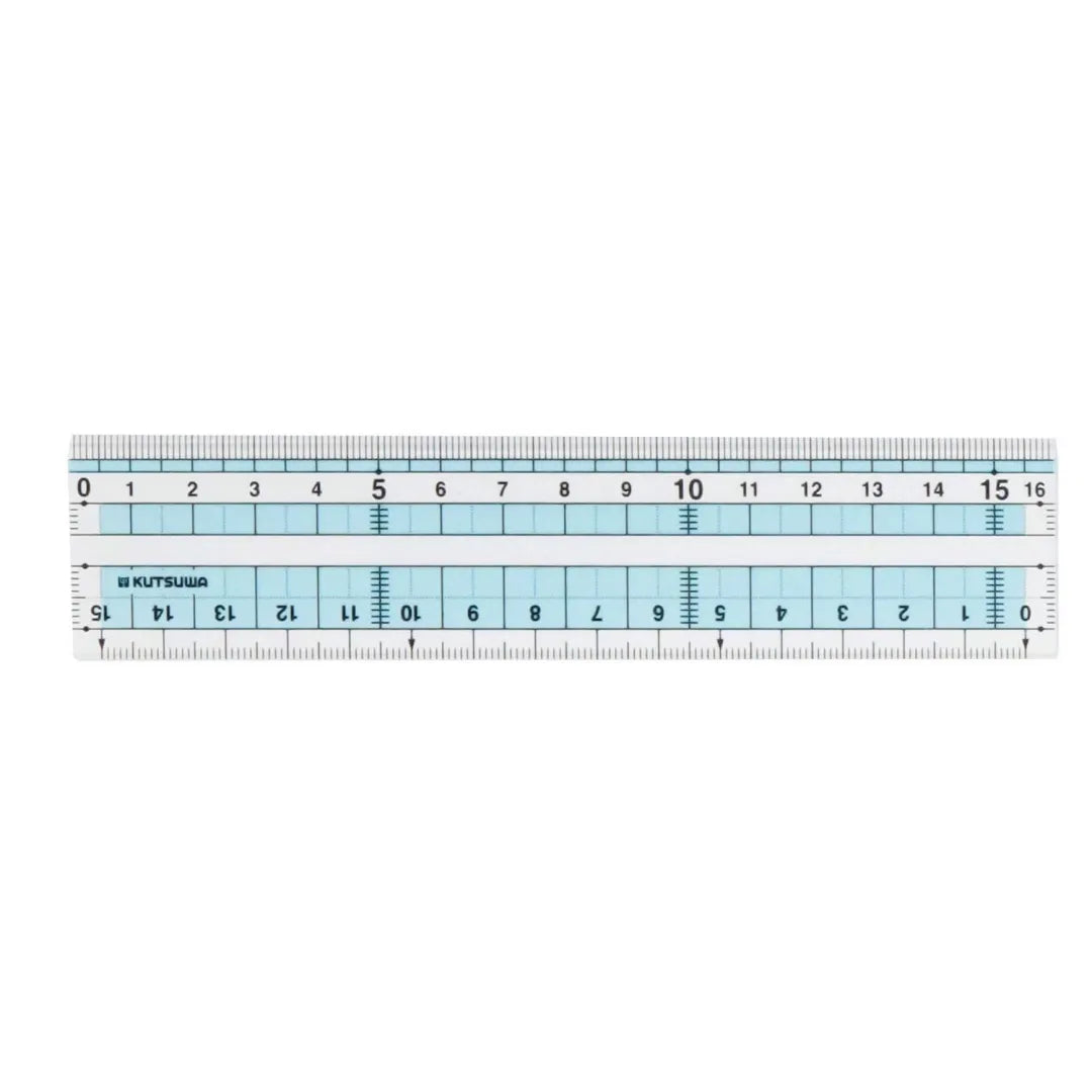 KUTSUWA HiLiNE Matte Straight Ruler (16cm) KB046