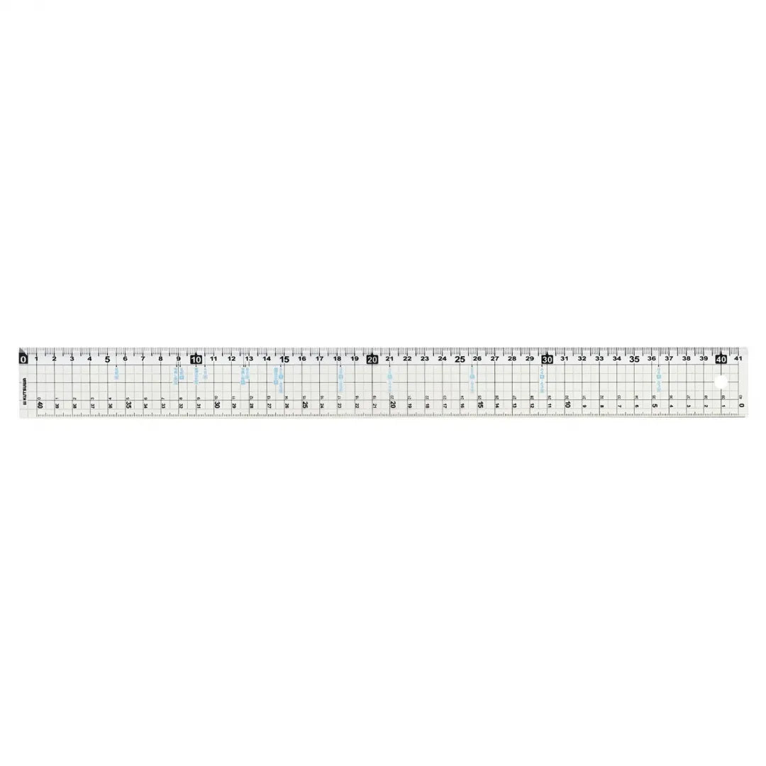 KUTSUWA HiLiNE Size Cutter Ruler (41cm) KB038