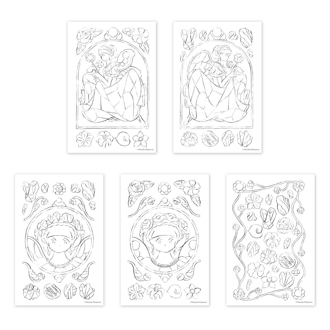 .Too Copic Kitazawa Heisuke set Shizuka na Inori