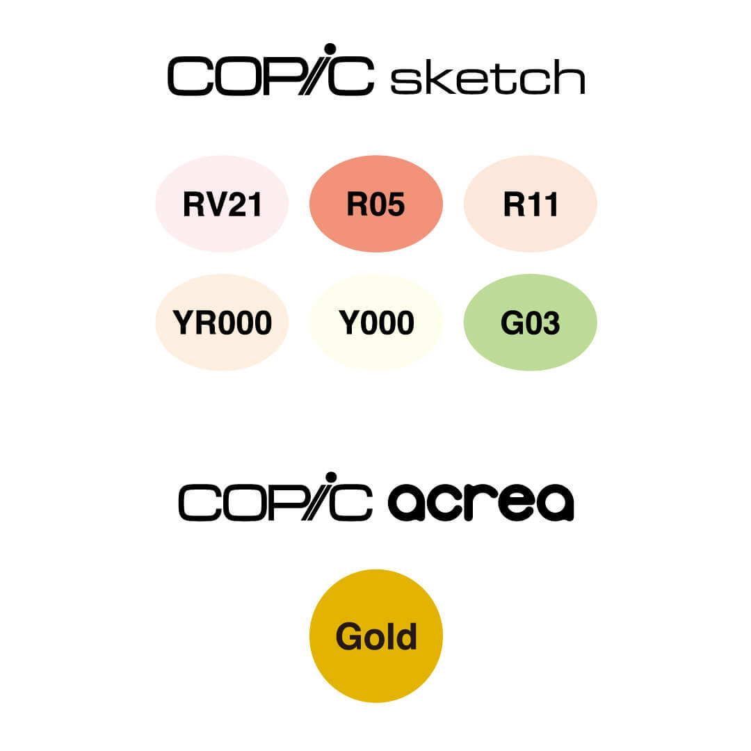 .Too Copic Kitazawa Heisuke set Omekashi Biyori