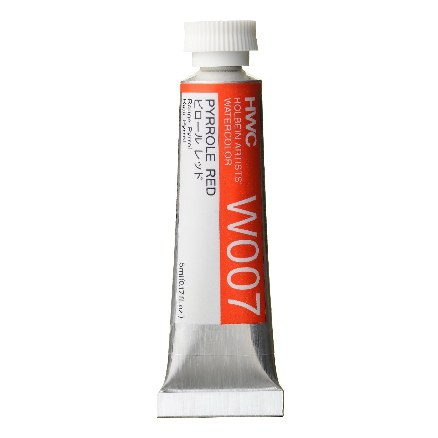 HOLBEIN Artists' Watercolor W007 Pyrrole Red – 5ml tube
