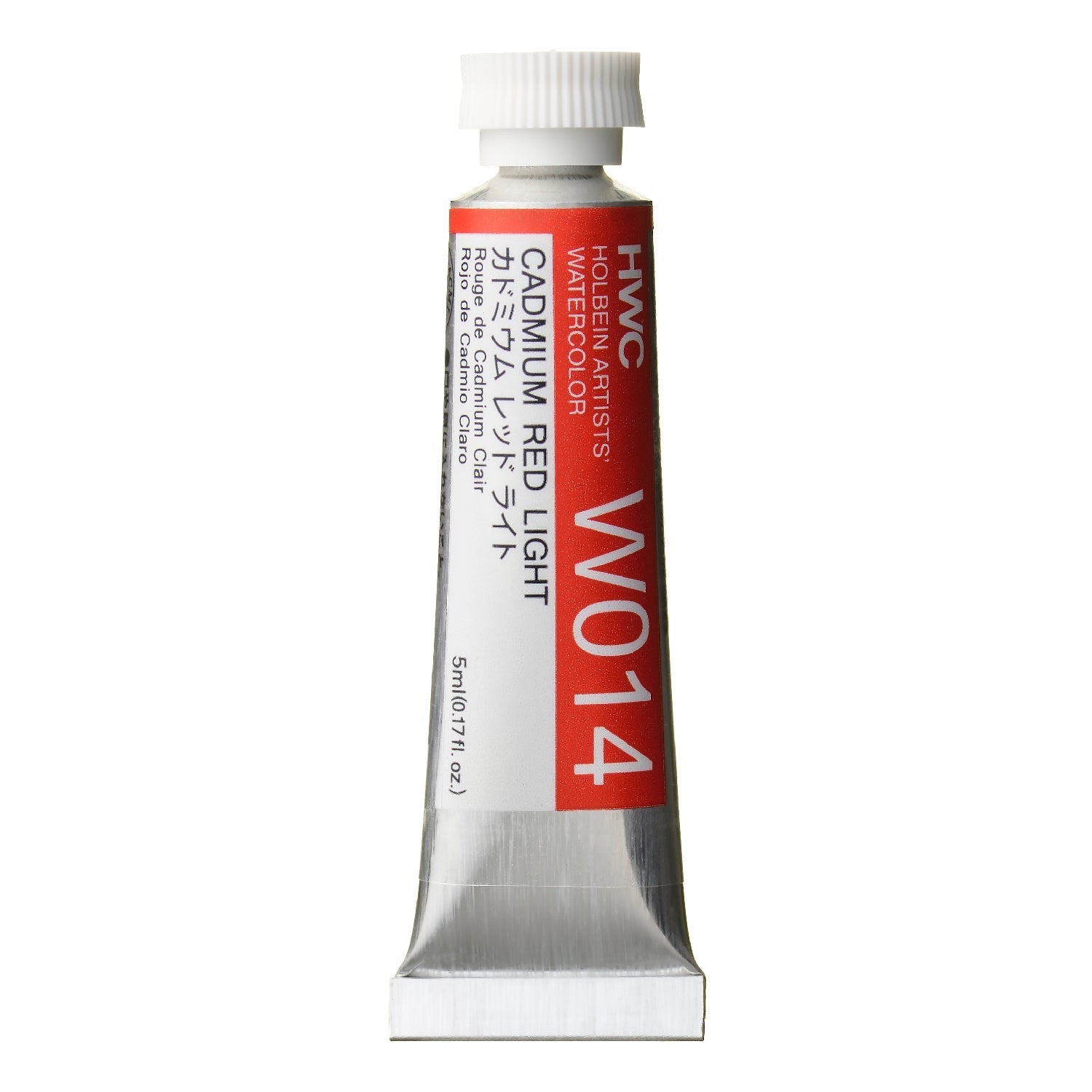 HOLBEIN Artists' Watercolor W014 Cadmium Red Light – 5ml tube