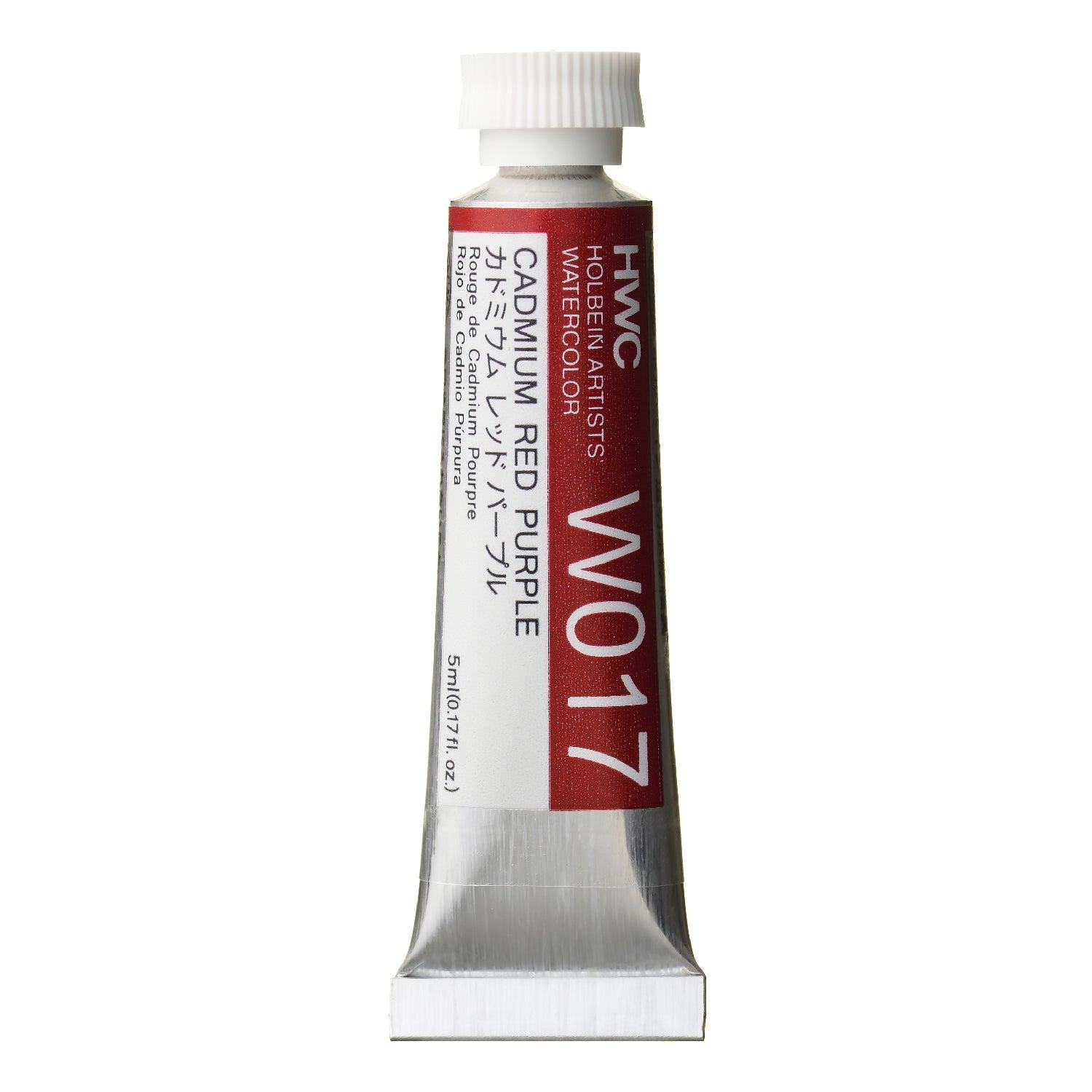 HOLBEIN Artists' Watercolor W017 Cadmium Red Purple – 5ml tube