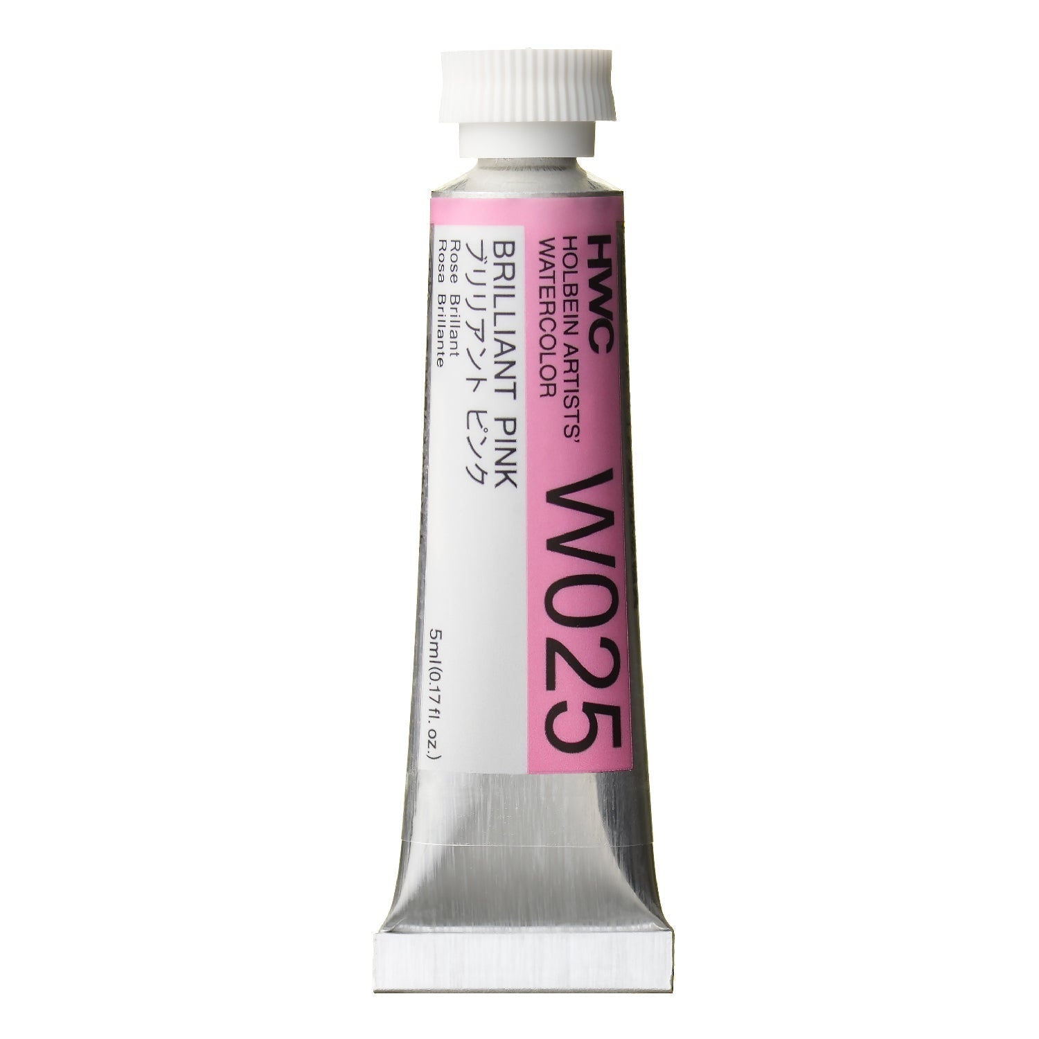 HOLBEIN Artists' Watercolor W025 Brilliant Pink – 5ml tube