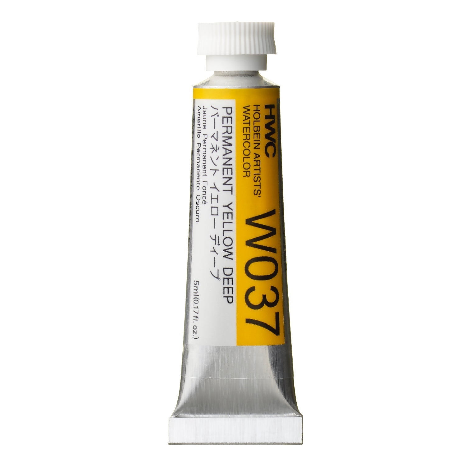 HOLBEIN Artists' Watercolor W037 Permanent Yellow Deep – 5ml tube