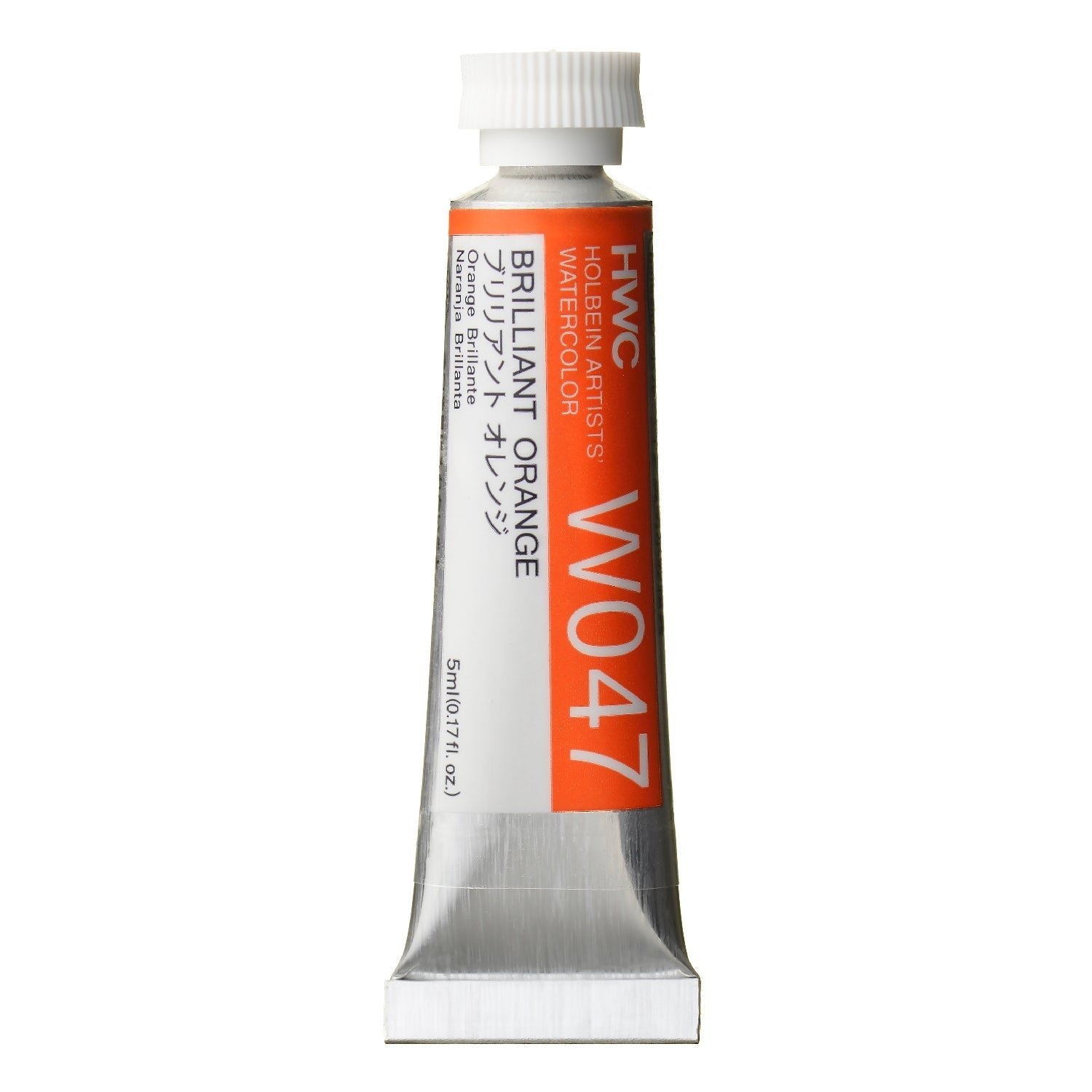 HOLBEIN Artists' Watercolor W047 Brilliant Orange – 5ml tube