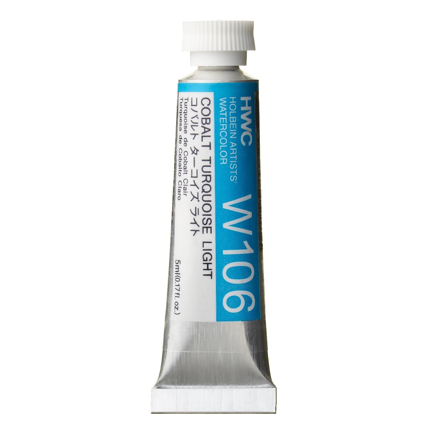 HOLBEIN Artists' Watercolor W106 Cobalt Turquoise Light – 5ml tube