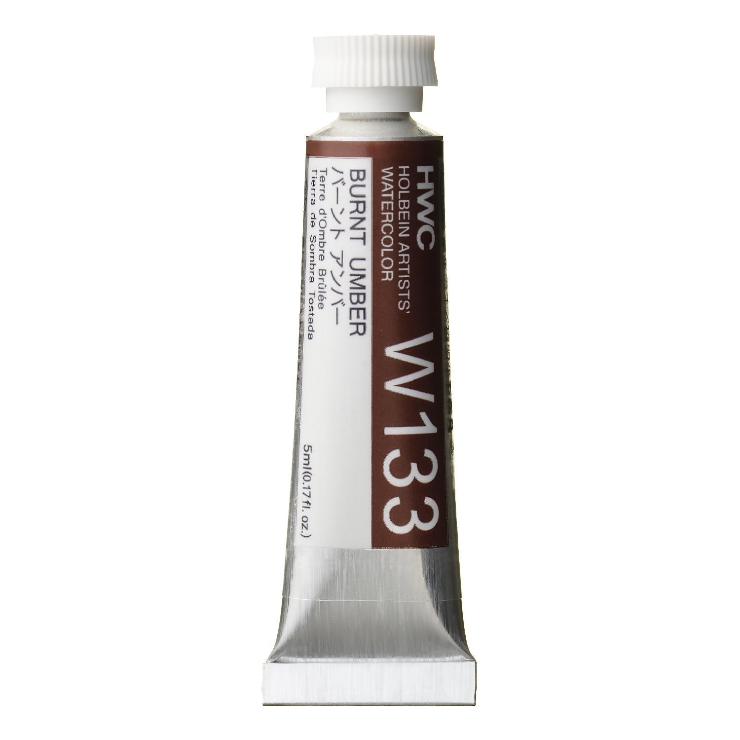 HOLBEIN Artists' Watercolor W133 Burnt Umber – 5ml tube
