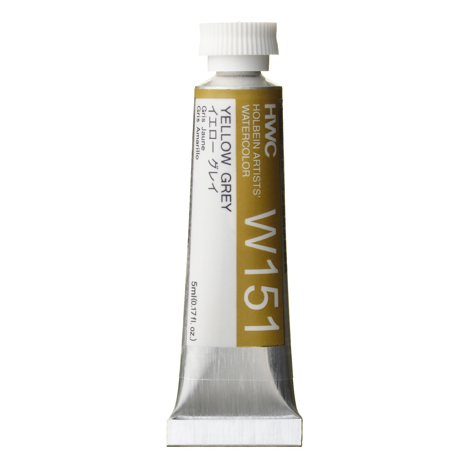 HOLBEIN Artists' Watercolor W151 Yellow Grey – 5ml tube