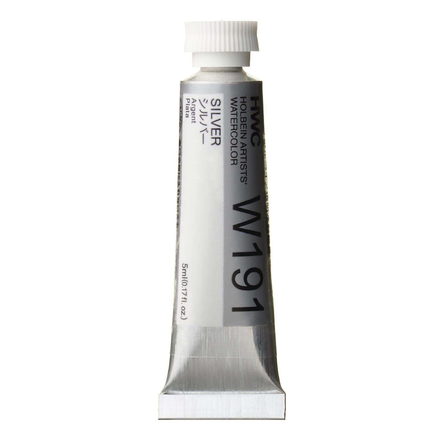 HOLBEIN Artists' Watercolor W191 Silver – 5ml tube