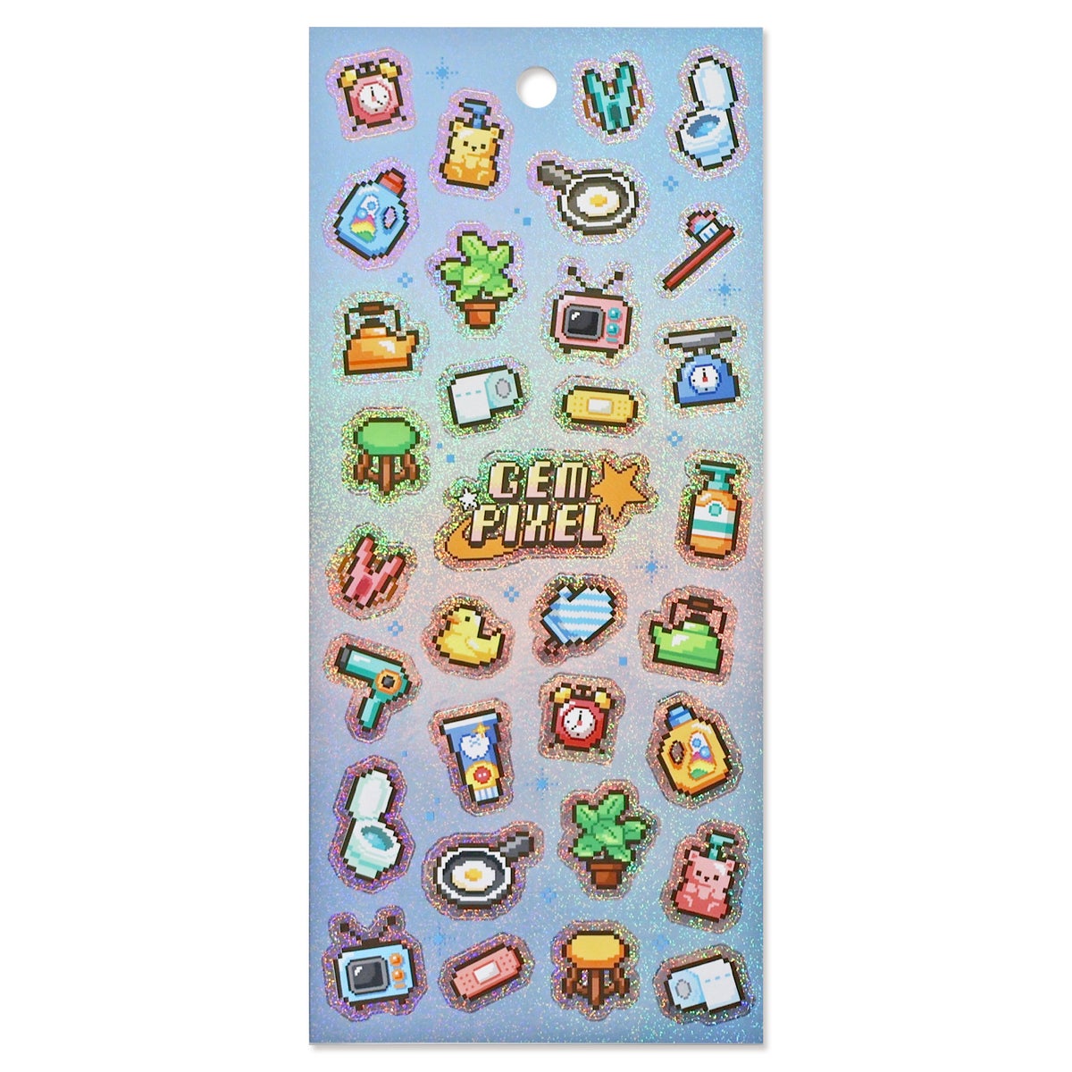 MIND WAVE Gem Pixel Sticker Sheet - Everyday Goods