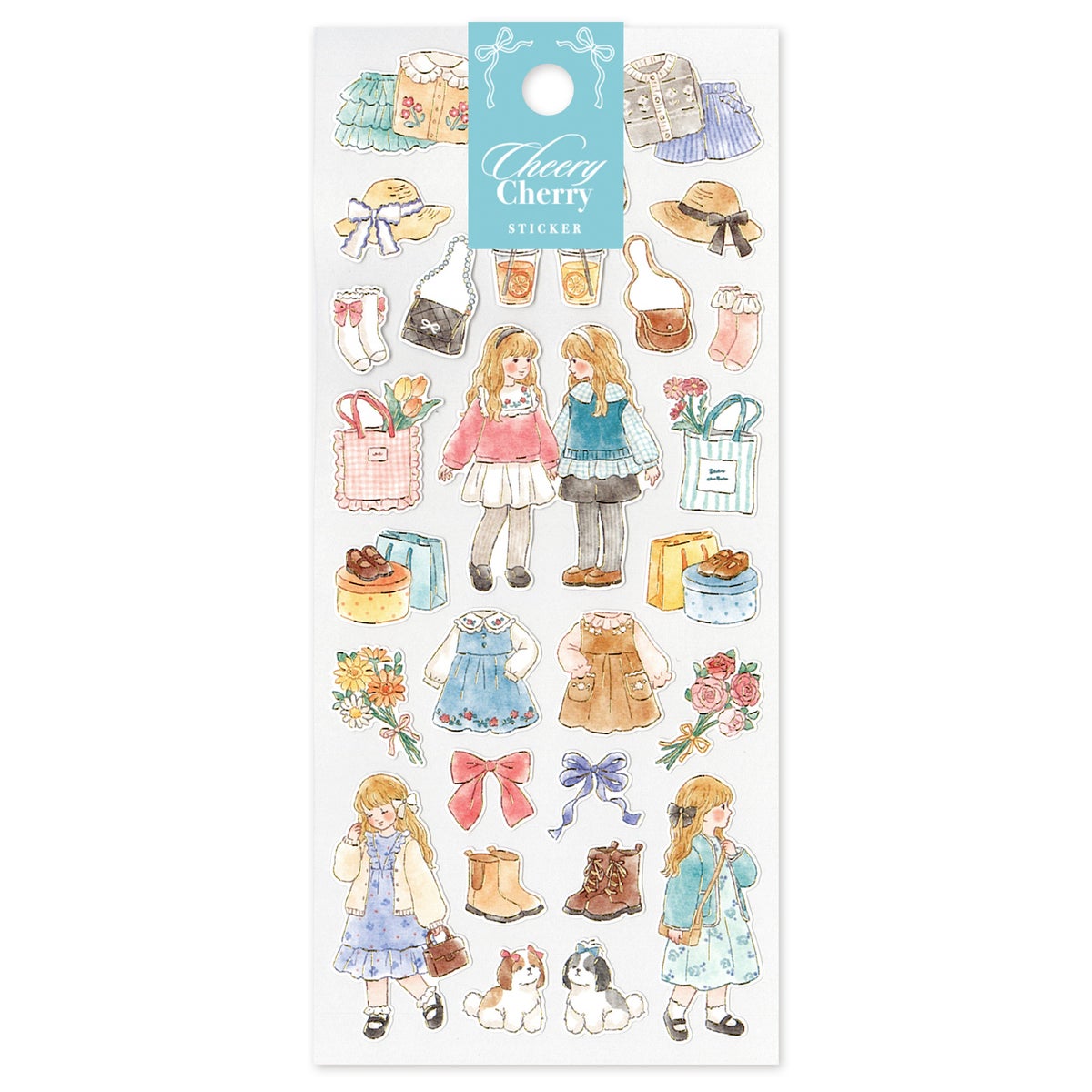 MIND WAVE Cheery Cherry Sticker Sheet - Day Out