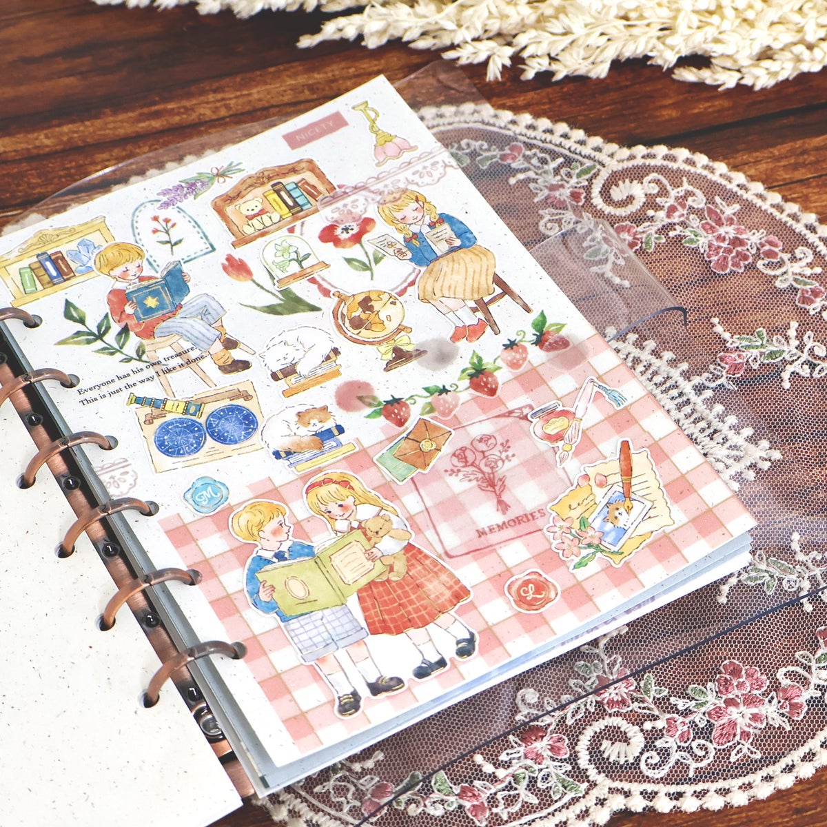 MIND WAVE Cheery Cherry Sticker Sheet - Reading Room