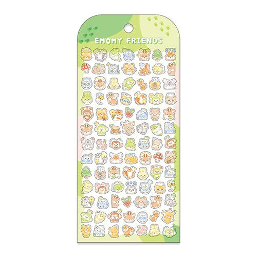 MIND WAVE Emomy Friends Sticker Sheet - Forest Animals