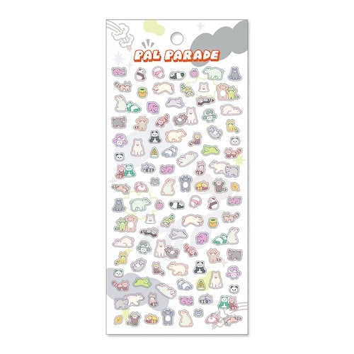 MIND WAVE Pal Parade Sticker Sheet - Bears