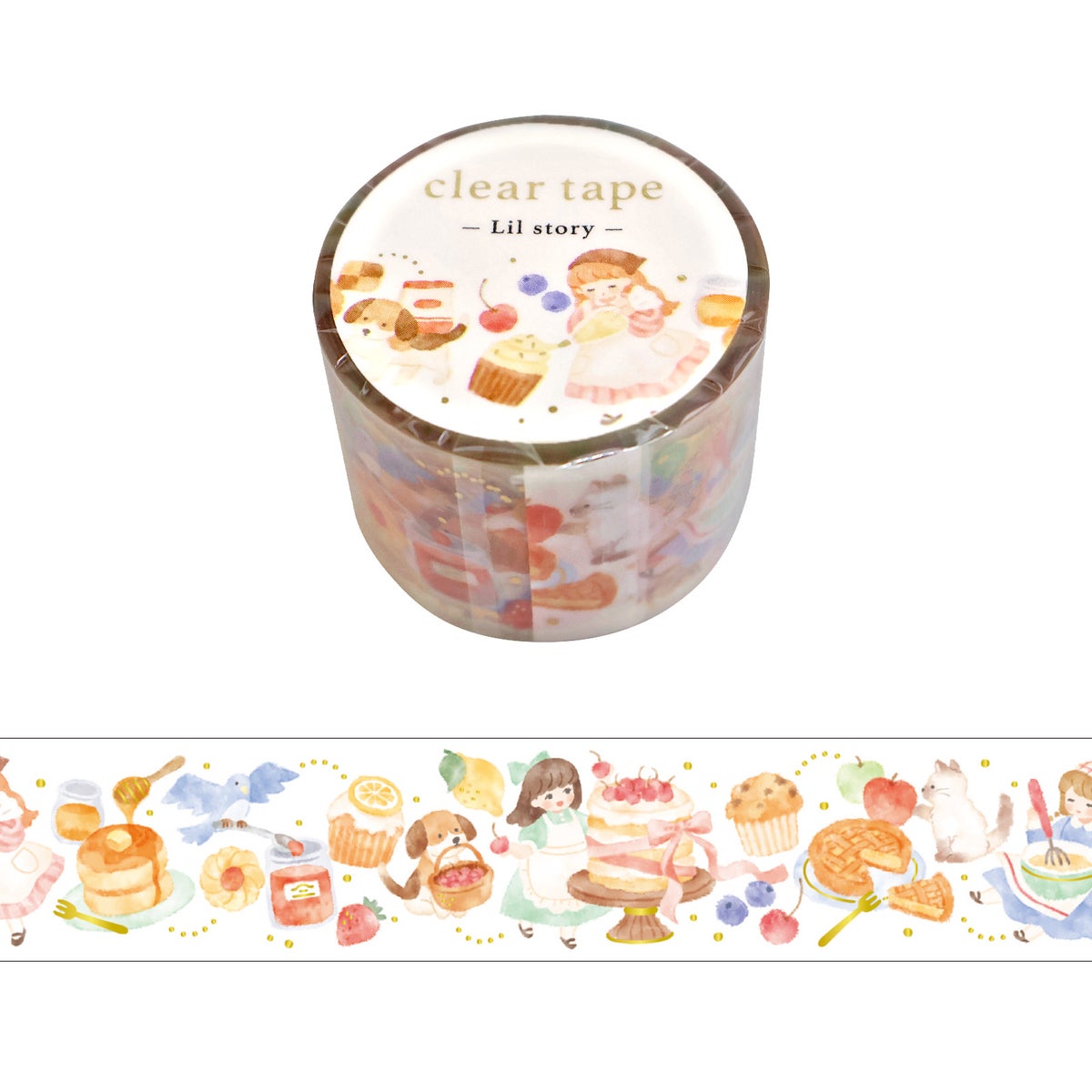 MIND WAVE Lil Story Clear Tape - Baking