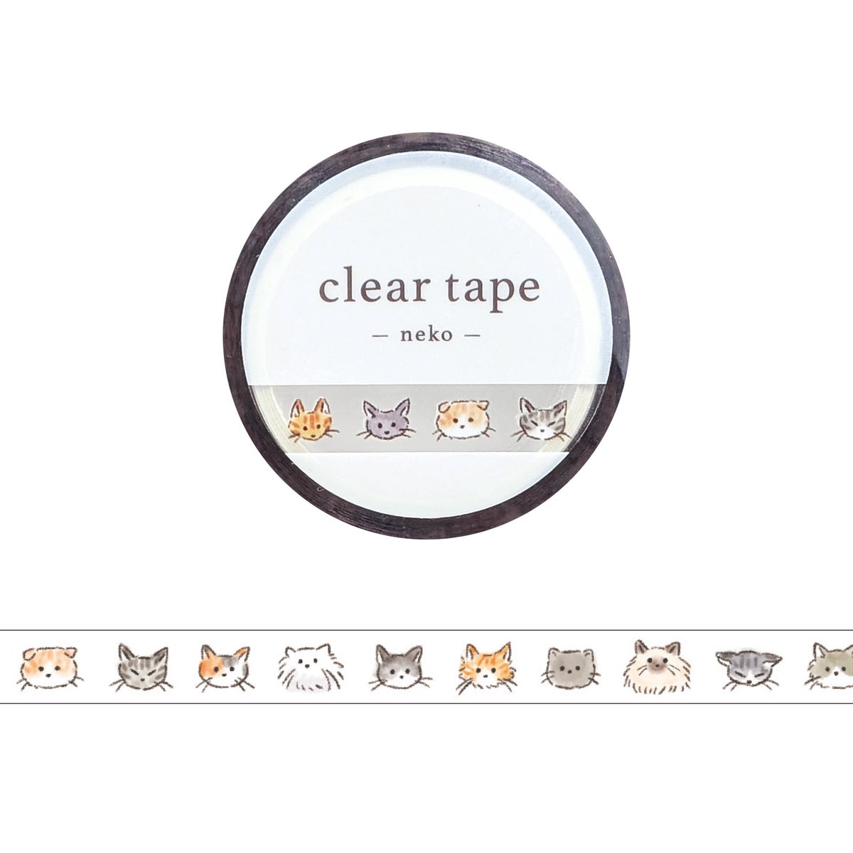 MIND WAVE Clear Tape 7mm - Cats