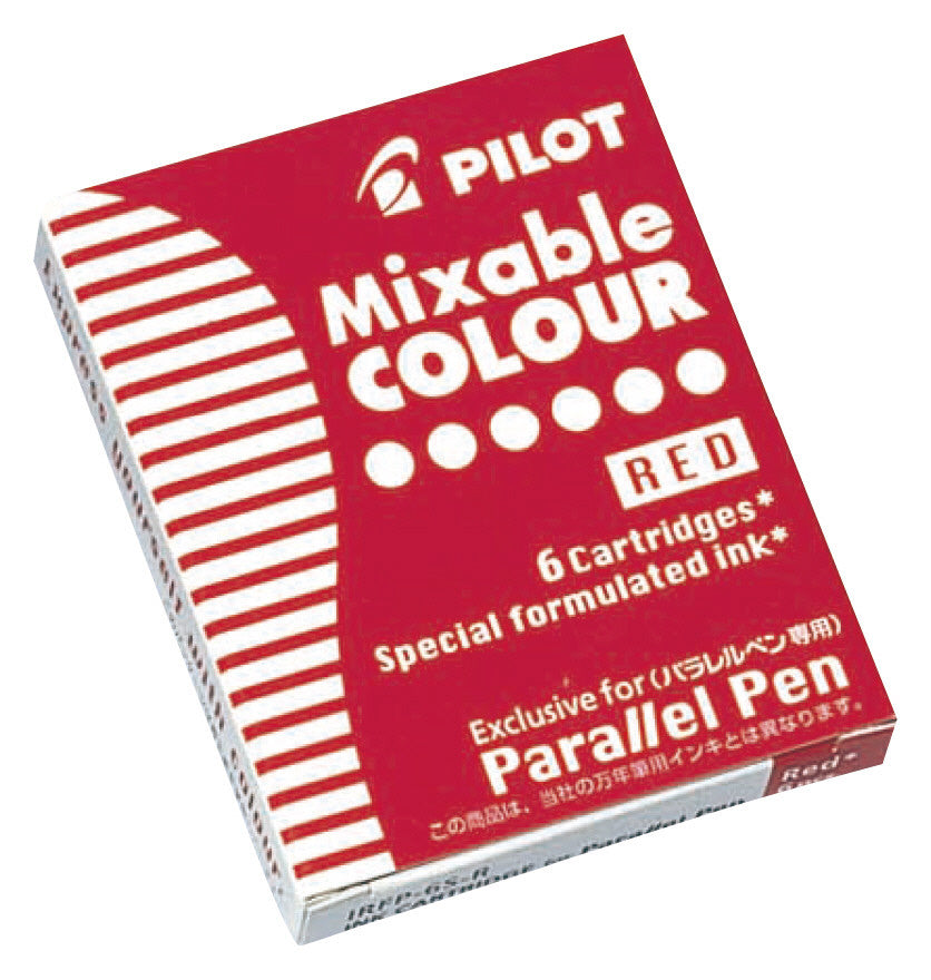PILOT Parallel Pen Dedicated Cartridge Ink Red IRFP-6S-R