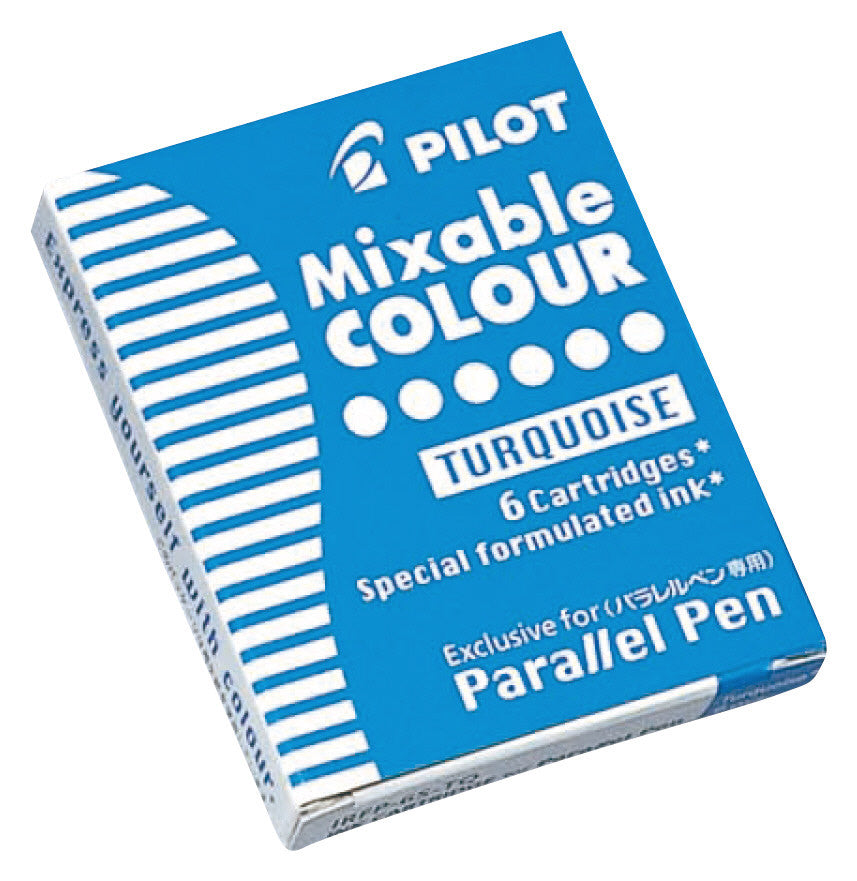 PILOT Parallel Pen Dedicated Cartridge Ink Turquoise IRFP-6S-TQ