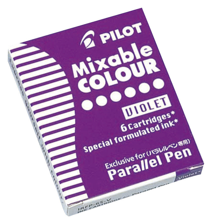 PILOT Parallel Pen Dedicated Cartridge Ink Violet IRFP-6S-V