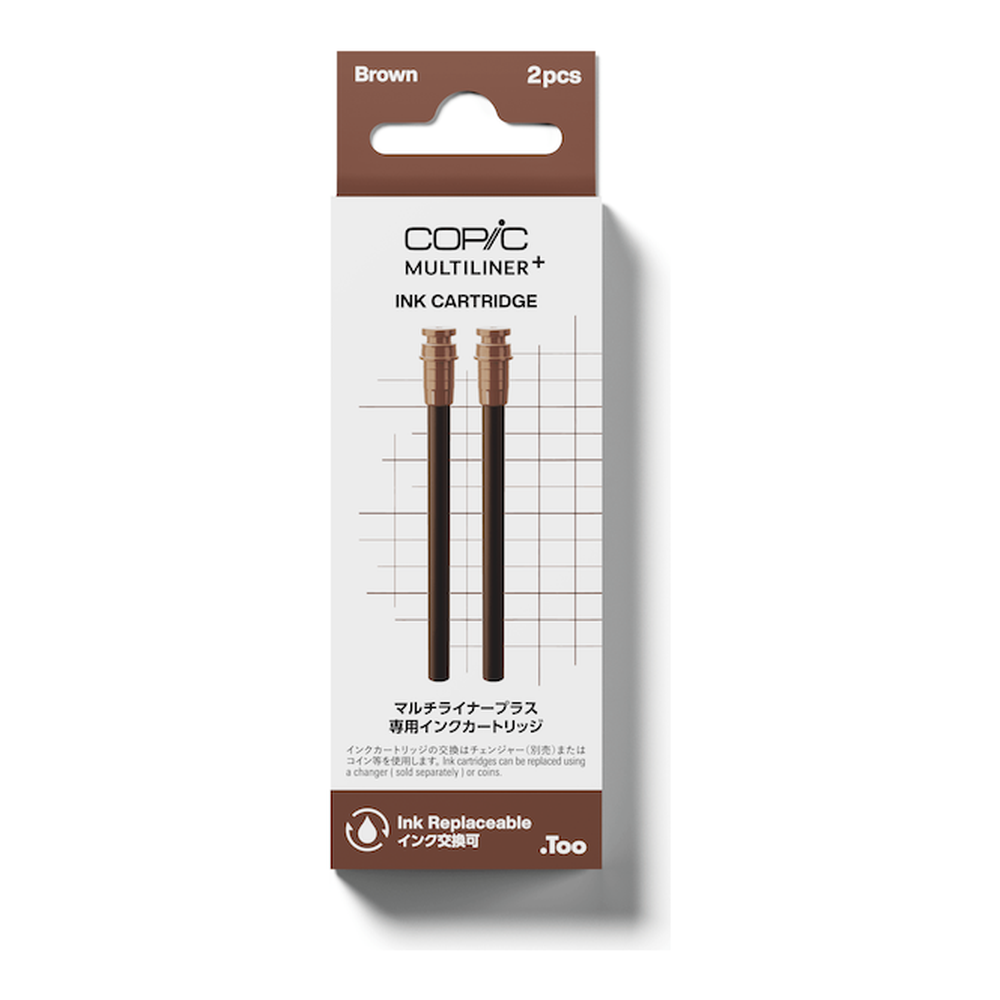 .Too COPIC MULTILINER PLUS INK CARTRIDGE - Brown