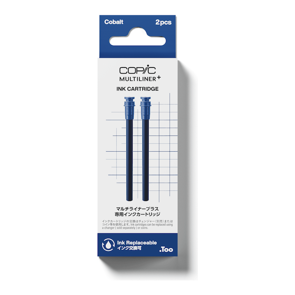 .Too COPIC MULTILINER PLUS INK CARTRIDGE - Cobalt