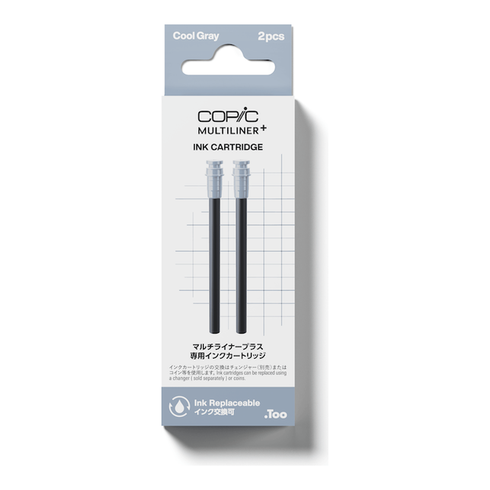 .Too COPIC MULTILINER PLUS INK CARTRIDGE - Cool Gray