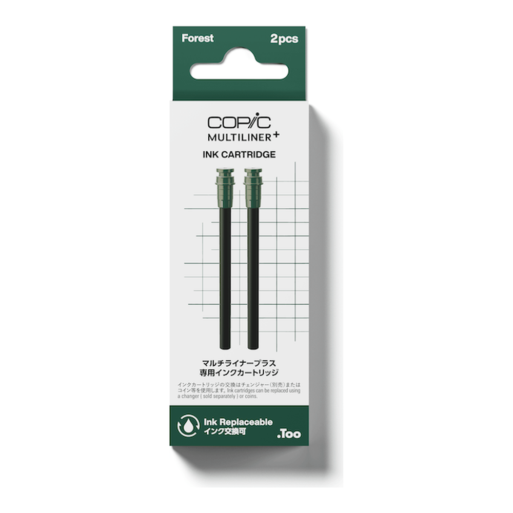 .Too COPIC MULTILINER PLUS INK CARTRIDGE - Forest