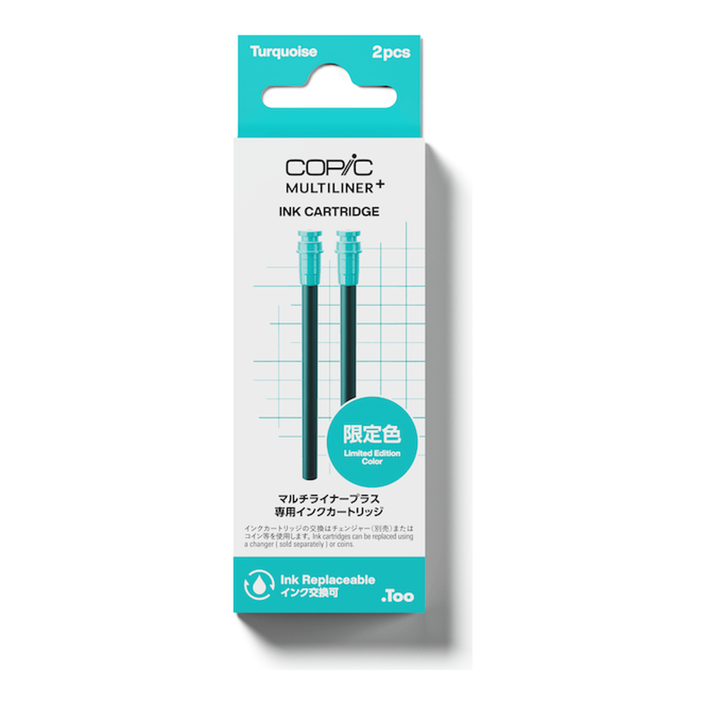 .Too COPIC MULTILINER PLUS INK CARTRIDGE - Turquoise