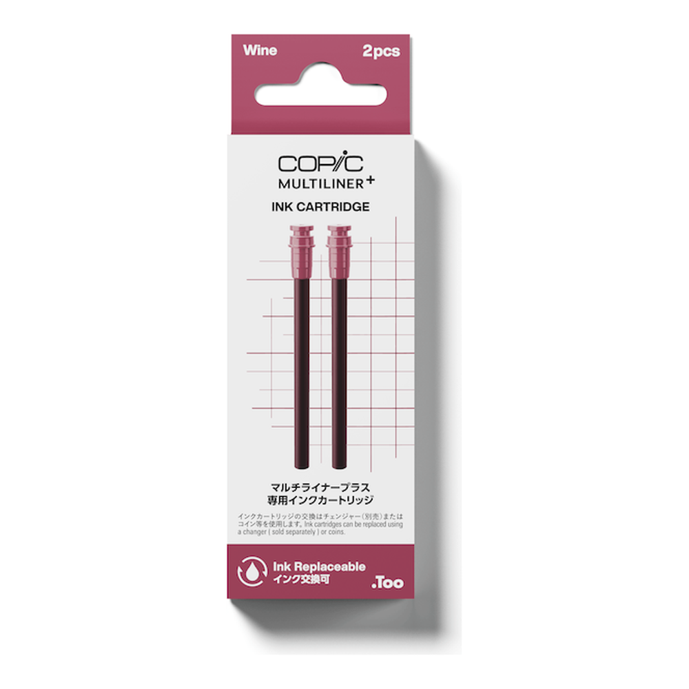 .Too COPIC MULTILINER PLUS INK CARTRIDGE - Wine