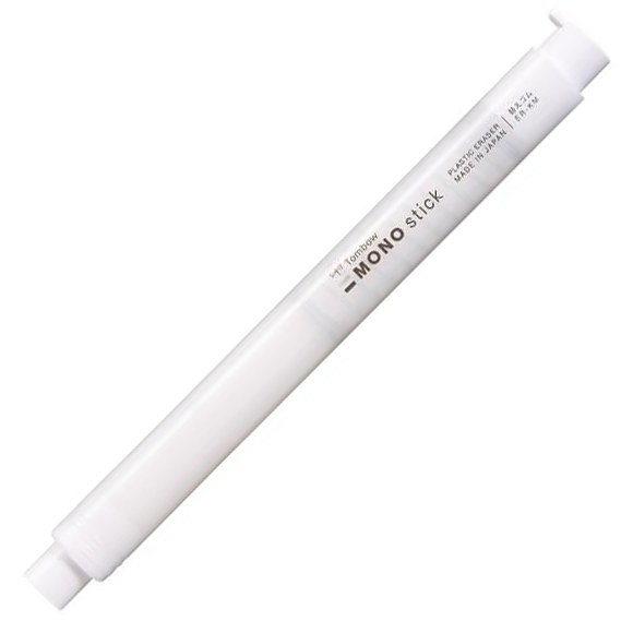 TOMBOW MONO stick PLASTIC ERASER JCC-121E White