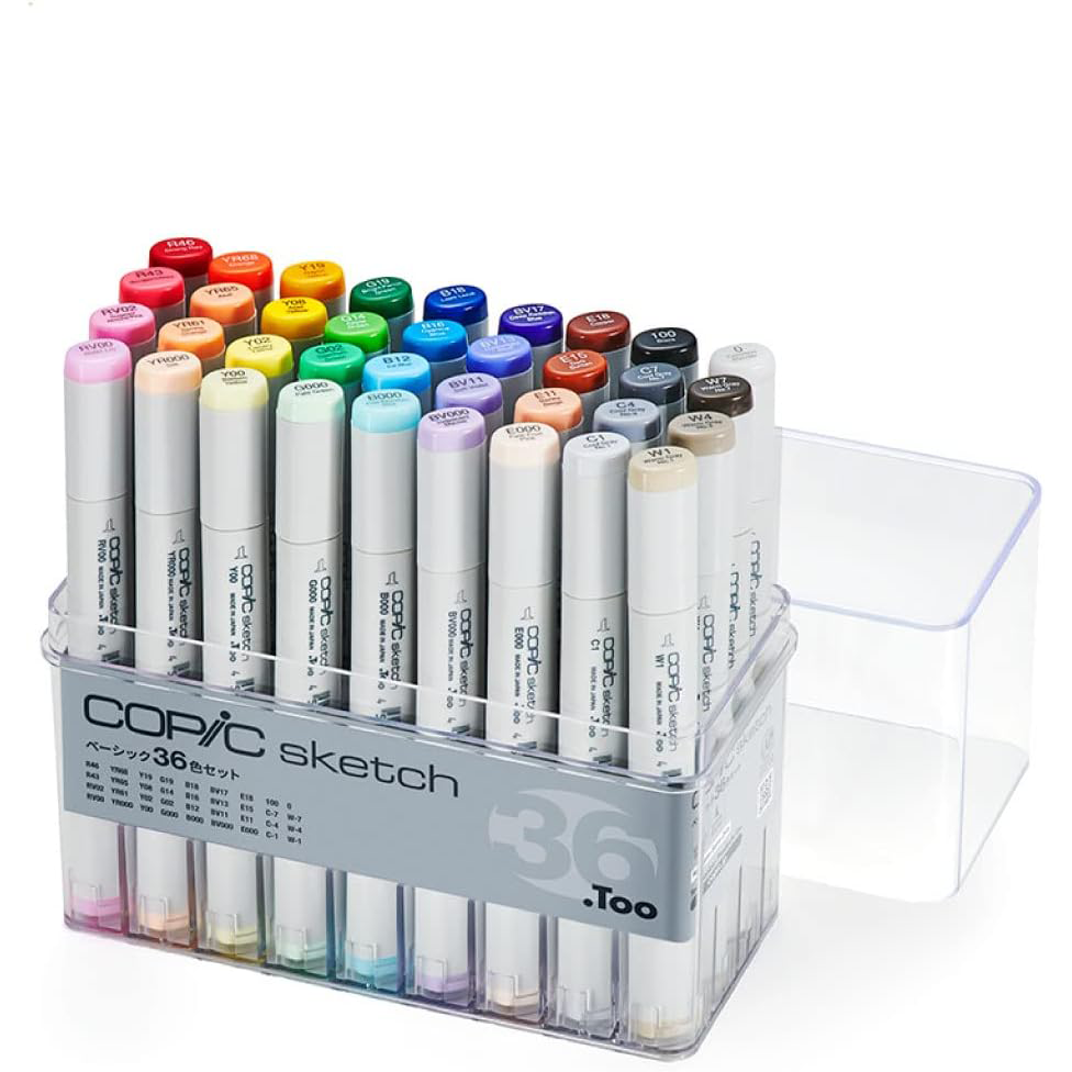 .Too Copic Sketch Basic 36 colors set B4Comics