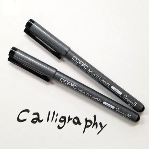 .Too COPIC MULTILINER Black Calligraphy