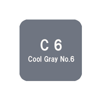.Too COPIC sketch C6 Cool Gray No.6