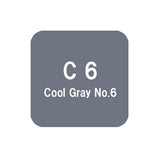.Too COPIC sketch C6 Cool Gray No.6
