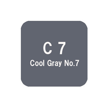 .Too COPIC sketch C7 Cool Gray No.7