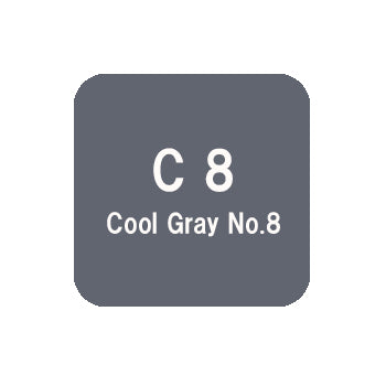 .Too COPIC sketch C8 Cool Gray No.8