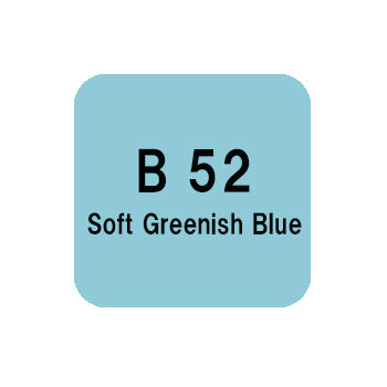 .Too COPIC sketch B52 Soft Greenish Blue