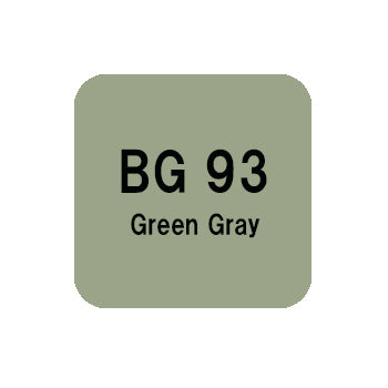 .Too COPIC sketch BG93 Green Gray