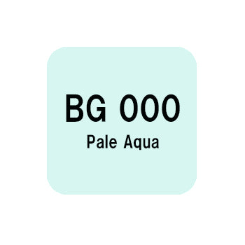 .Too COPIC sketch BG000 Pale Aqua