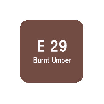 .Too COPIC sketch E29 Burnt Umber