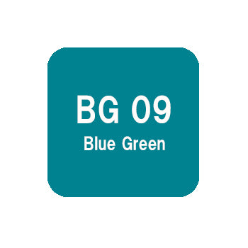 .Too COPIC sketch BG09 Blue Green