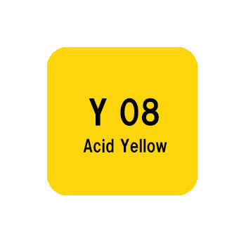 .Too COPIC sketch Y08 Acid Yellow