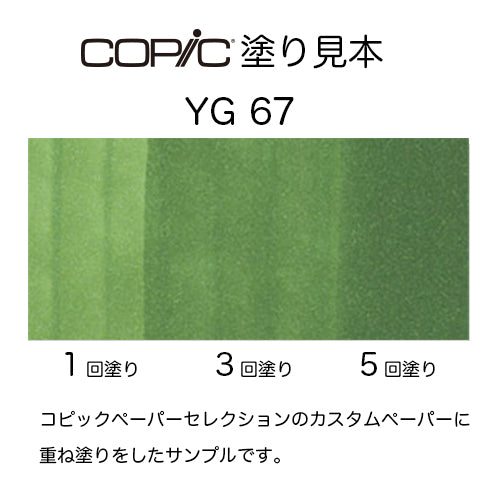 .Too COPIC sketch YG67 Moss