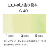 .Too COPIC sketch G40 Dim Green