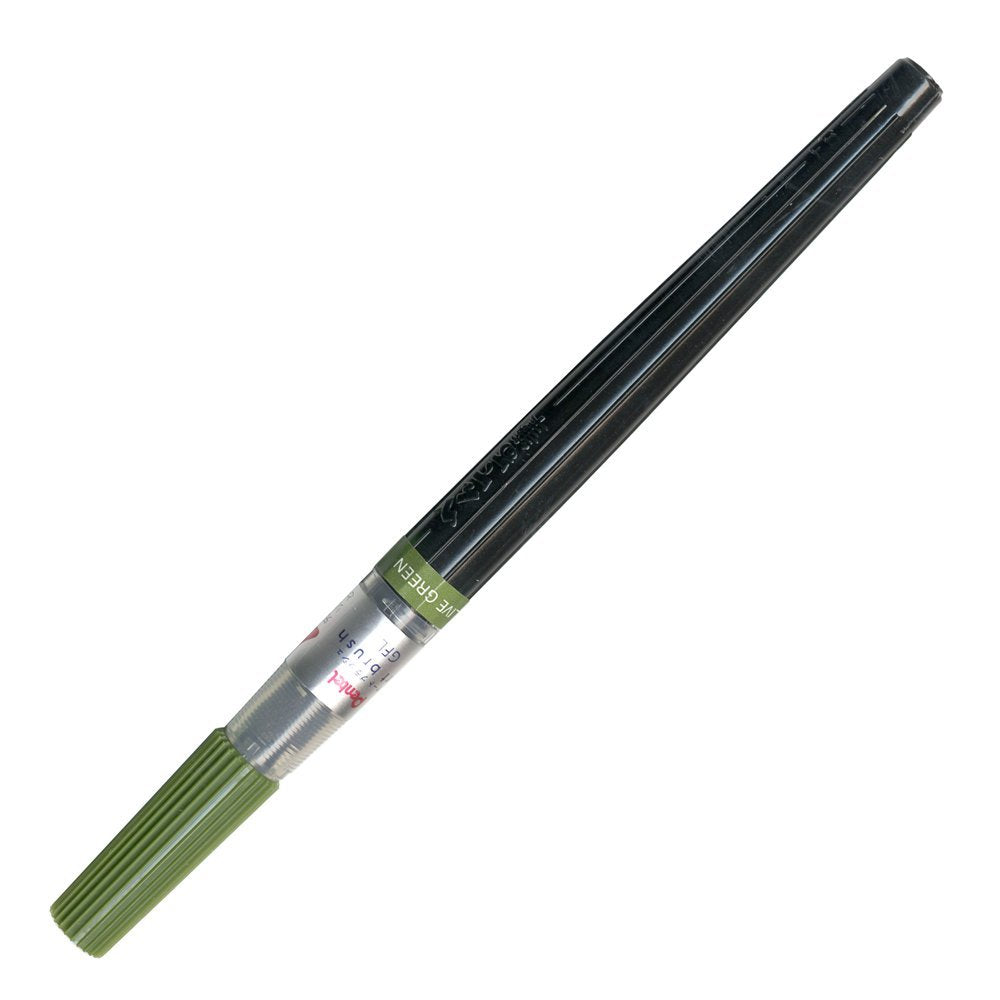 Pentel fude pen Art brush XGFL-115 OLIVE GREEN