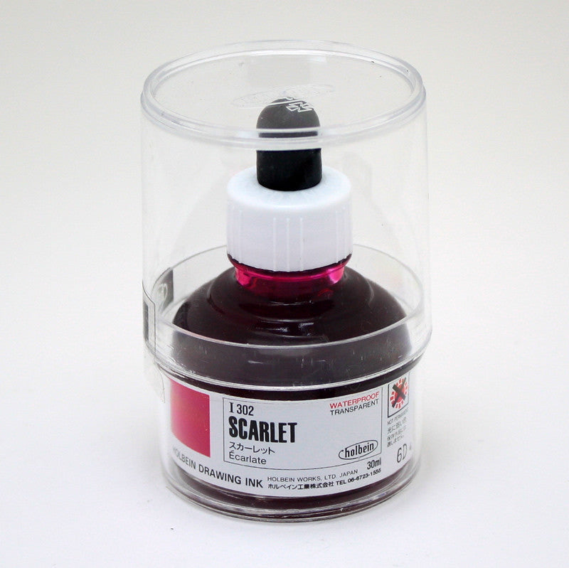 Drawing ink holbein I302 écarlate 30ml