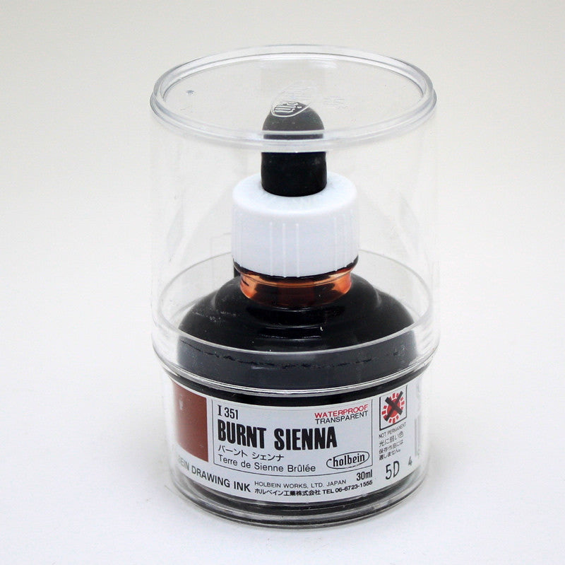 Drawing ink holbein I351 terre de sienne brûlée 30ml