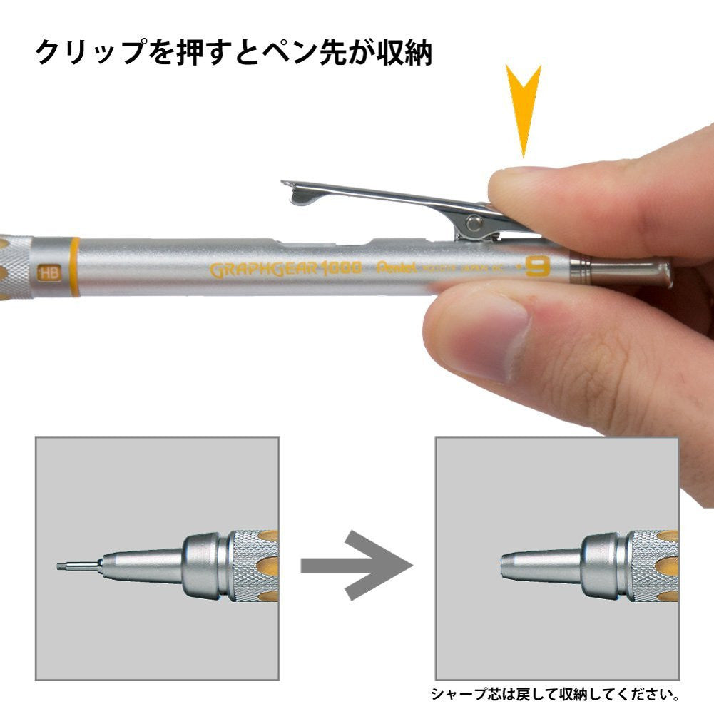 Portemine Pentel GRAPHGEAR1000 0.9mm PG1019