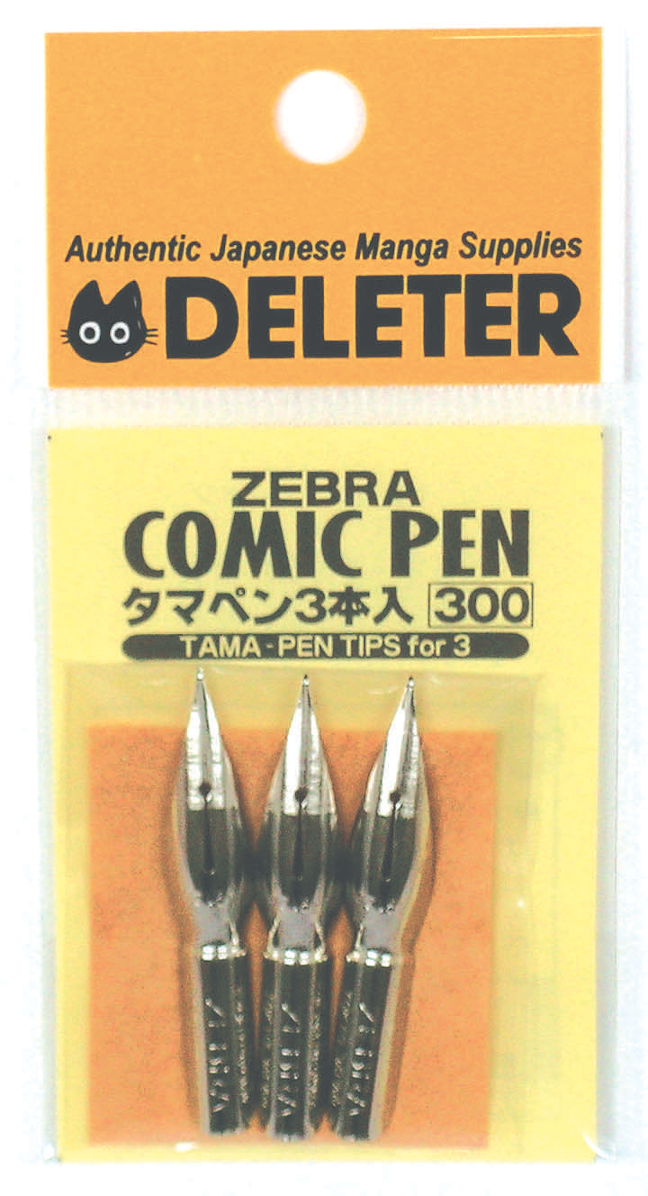 ZEBRA 3 plumes Tama pen no.120